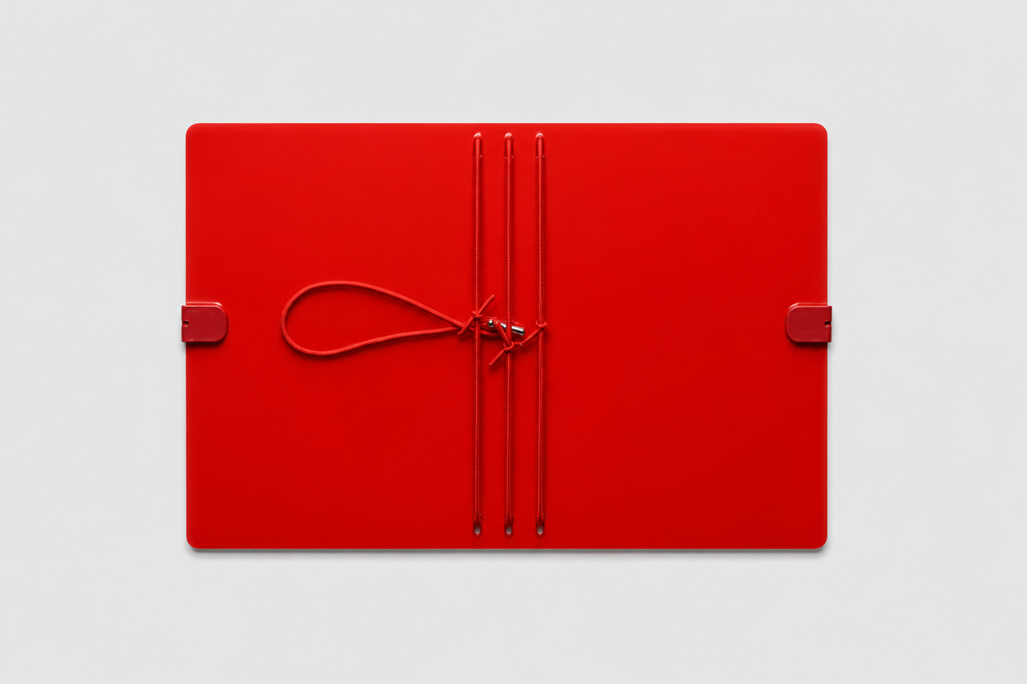 Transparent Vinyl Journal Planner Notebook Cover in Red | Pocket, A5, A6, B6