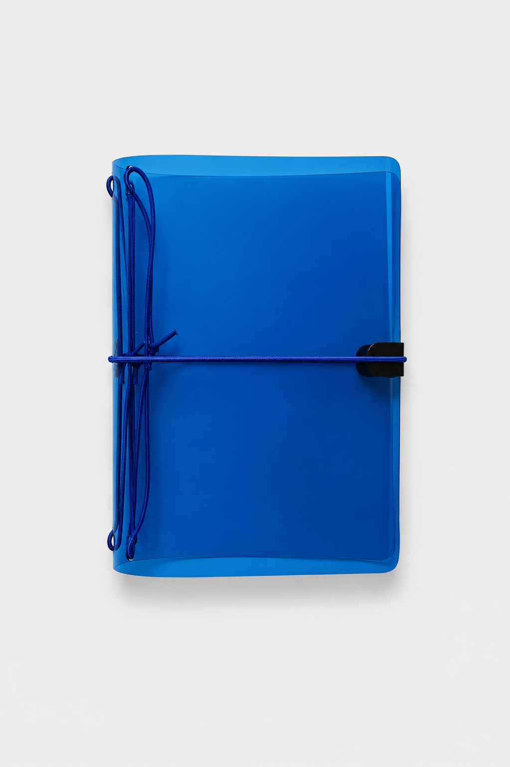 Transparent Vinyl Journal Planner Notebook Cover in Blue | Pocket, A5, A6, B6