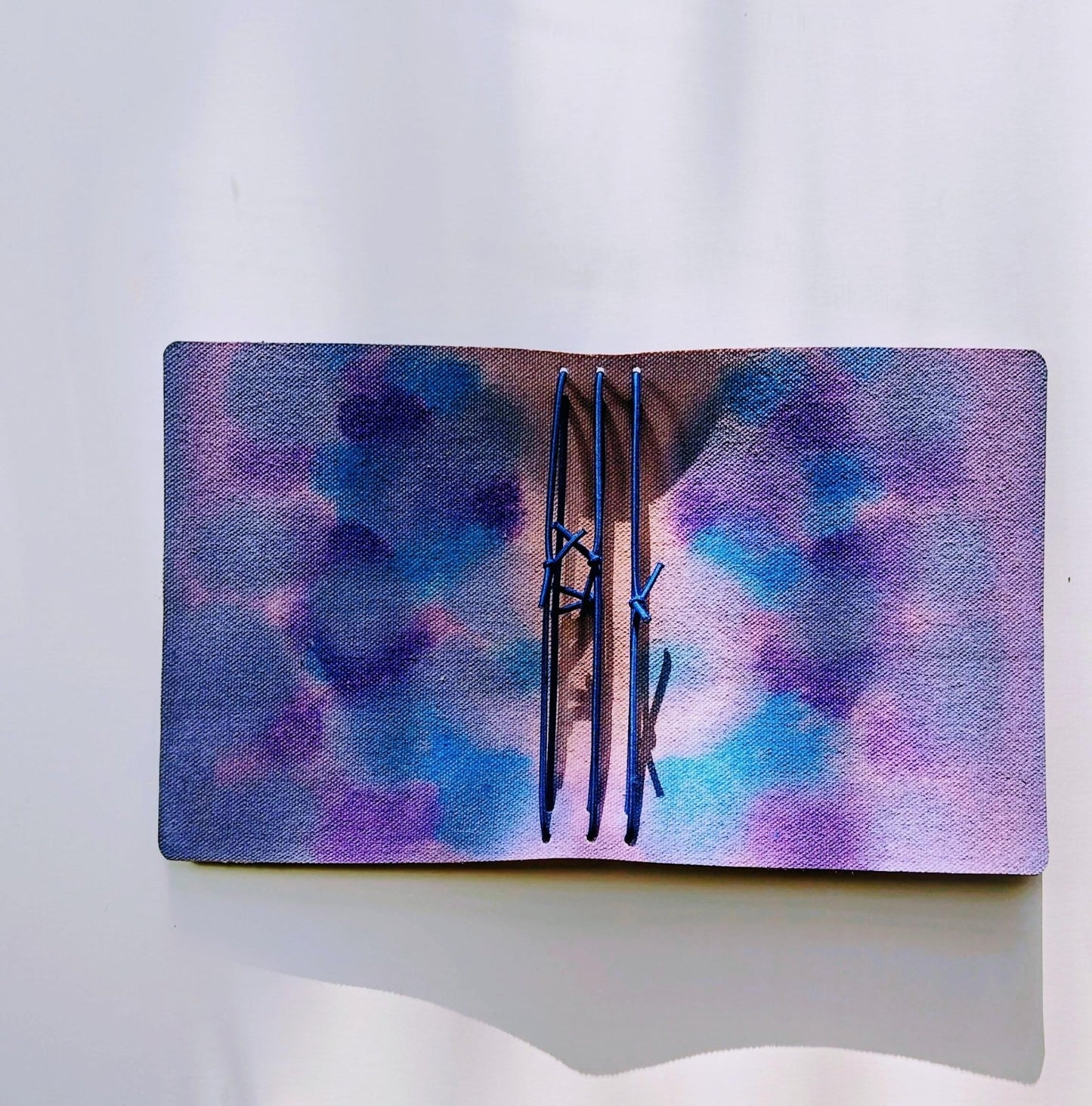 A6 Argentinian Leather Journal – Metallic Lilac | Hand - Painted Interior | Refillable Traveler’s Notebook - FORMA & FOLIO