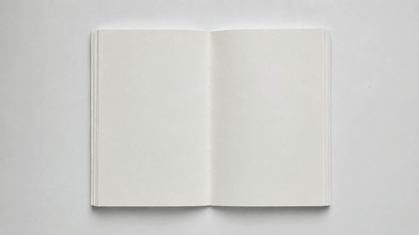 A6 Blank Notebook Insert – Perfect Bound Cream Paper Edition - FORMA & FOLIO