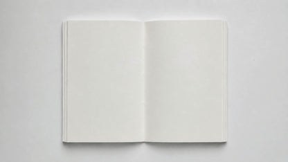 A6 Blank Notebook Insert – Perfect Bound Cream Paper Edition - FORMA & FOLIO