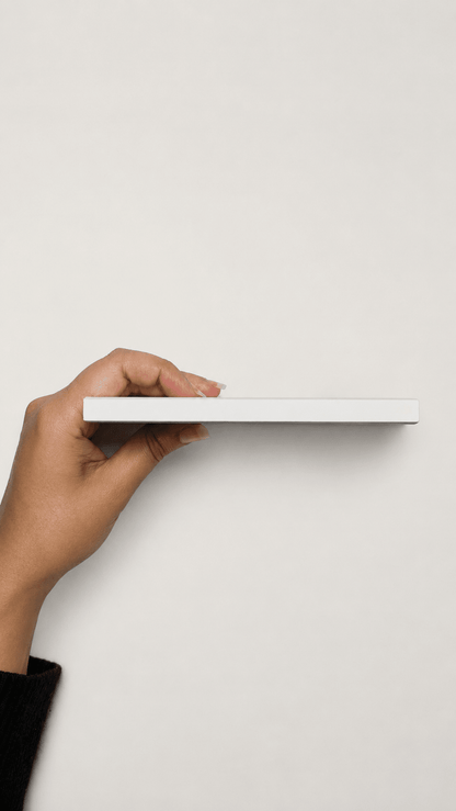 A6 Blank Notebook Insert – Perfect Bound Cream Paper Edition - FORMA & FOLIO