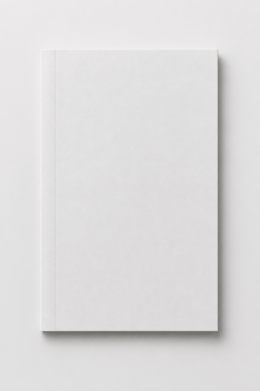A6 Blank Notebook Insert – Perfect Bound Cream Paper Edition - FORMA & FOLIO