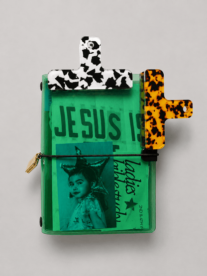 Acrylic Page Clips | Cow Print & Tortoiseshell Bookmarks - FORMA & FOLIO