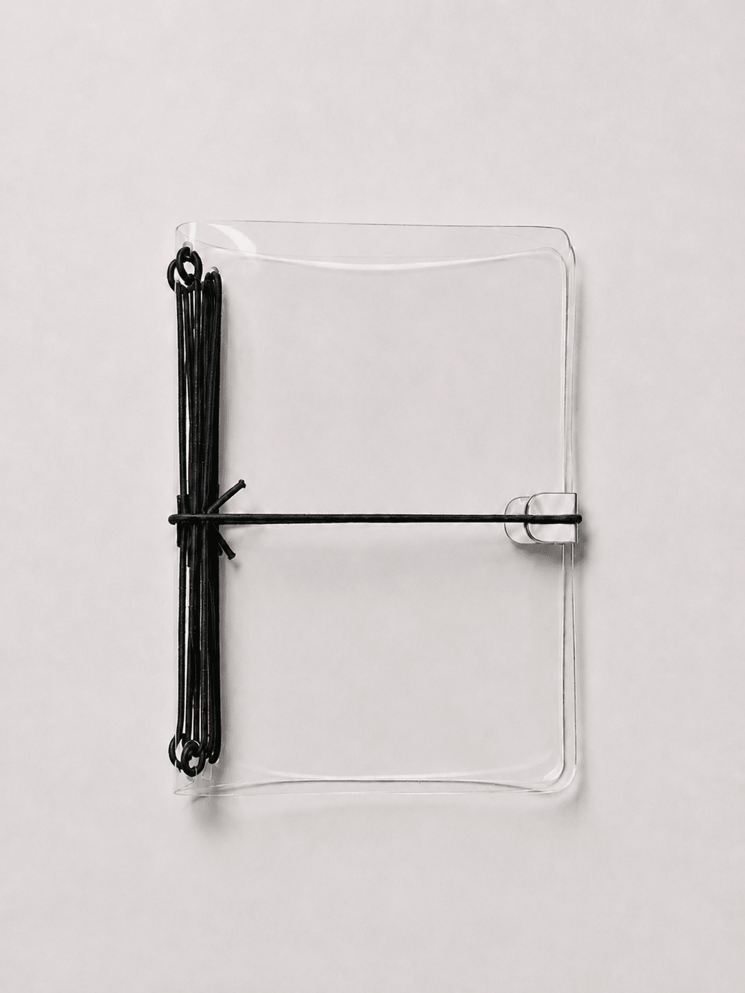 Transparent Vinyl Journal Planner Notebook Cover in Clear | Pocket, A5, A6, B6 - FORMA & FOLIO