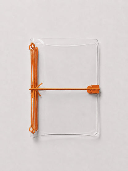 Transparent Vinyl Journal Planner Notebook Cover in Clear | Pocket, A5, A6, B6 - FORMA & FOLIO