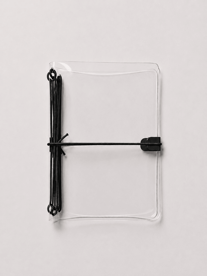 Transparent Vinyl Journal Planner Notebook Cover in Clear | Pocket, A5, A6, B6 - FORMA & FOLIO