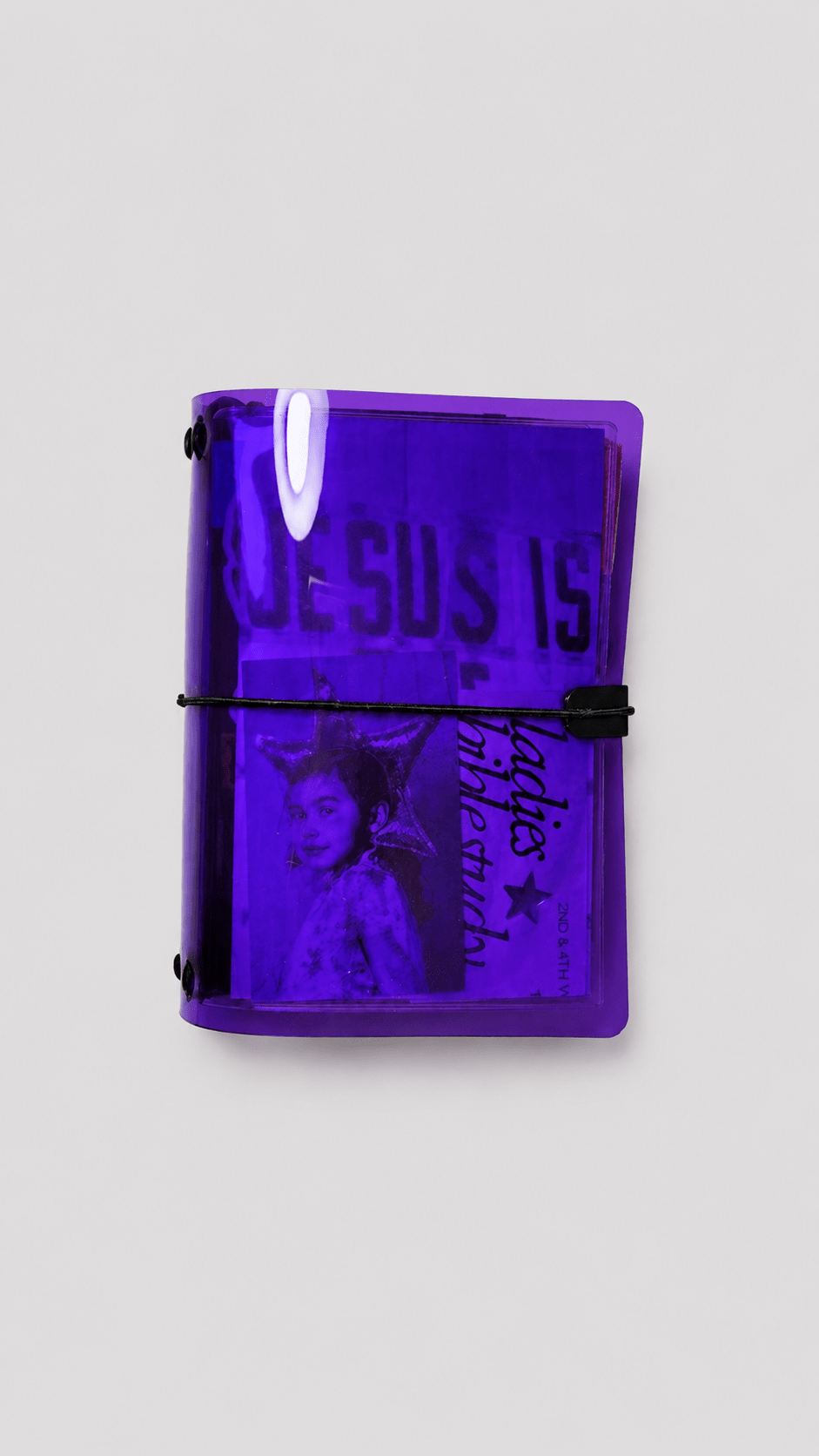 Transparent Vinyl Journal Planner Notebook Cover in Ultra Violet | Pocket, A5, A6, B6 (Copy) - FORMA & FOLIO
