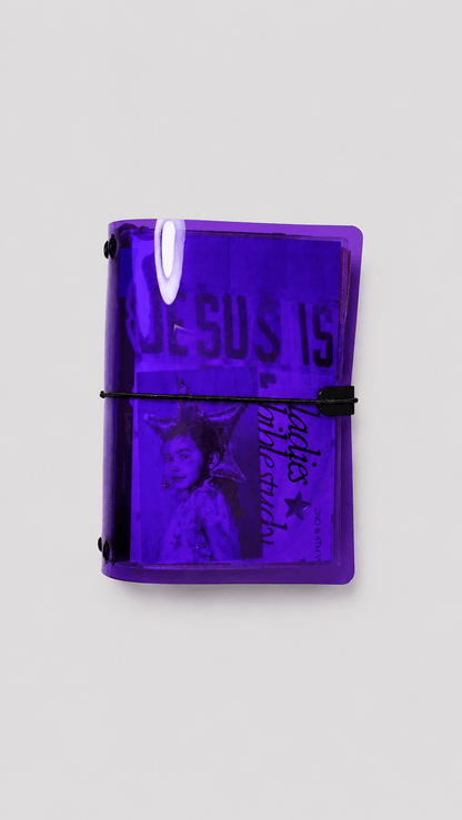 Transparent Vinyl Journal Planner Notebook Cover in Ultra Violet | Pocket, A5, A6, B6 (Copy) - FORMA & FOLIO