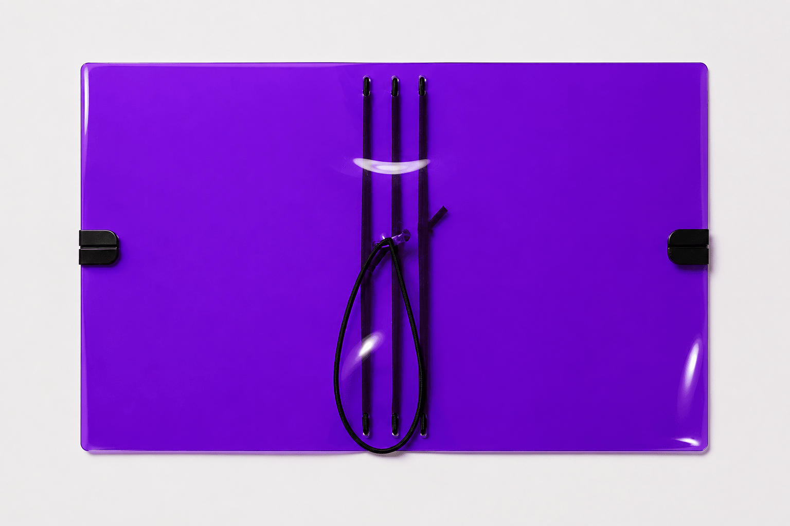 Transparent Vinyl Journal Planner Notebook Cover in Ultra Violet | Pocket, A5, A6, B6 (Copy) - FORMA & FOLIO