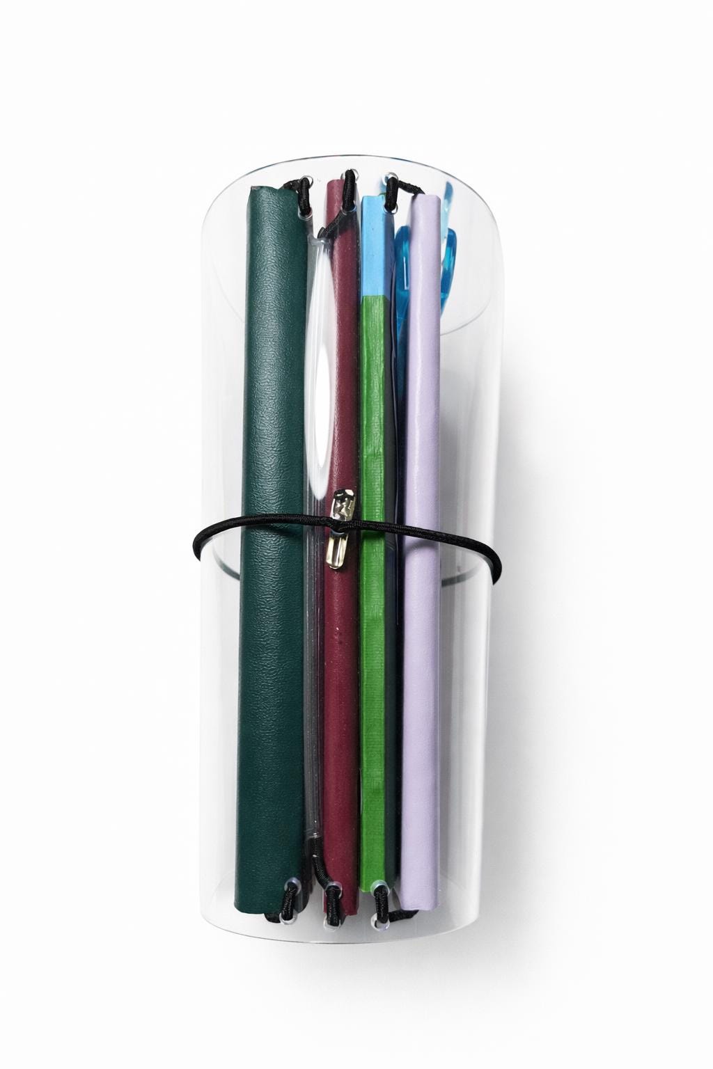 Transparent Vinyl Pocket Journal Cover in Clear | Pocket, A5, A6, B6 - FORMA & FOLIO