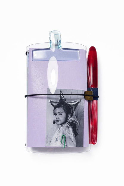 Transparent Vinyl Pocket Journal Cover in Clear | Pocket, A5, A6, B6 - FORMA & FOLIO