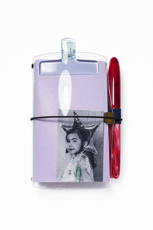 Transparent Vinyl Pocket Journal Cover in Clear | Pocket, A5, A6, B6 - FORMA & FOLIO