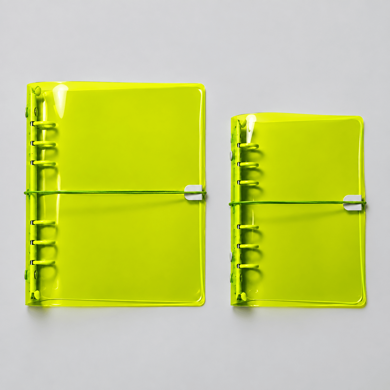 Transparent Vinyl PVC 6 Ring Binder Jelly Cover | A5, A6 - FORMA & FOLIO