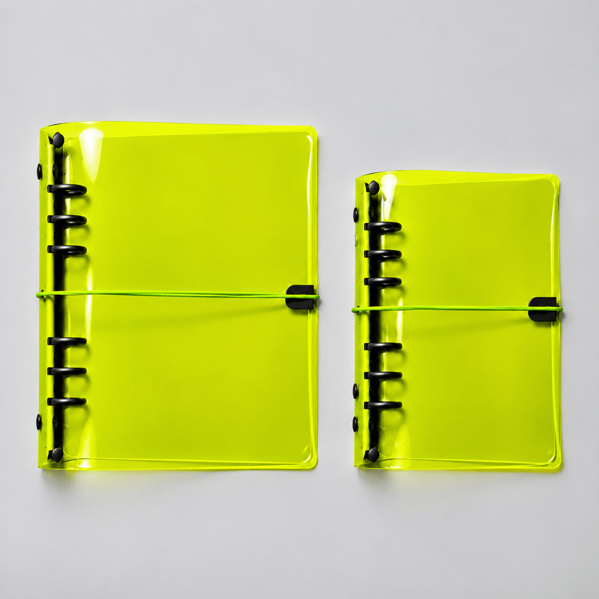 Transparent Vinyl PVC 6 Ring Binder Jelly Cover | A5, A6 - FORMA & FOLIO