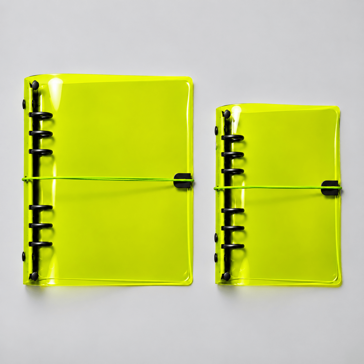 Transparent Vinyl PVC 6 Ring Binder Jelly Cover | A5, A6 - FORMA & FOLIO