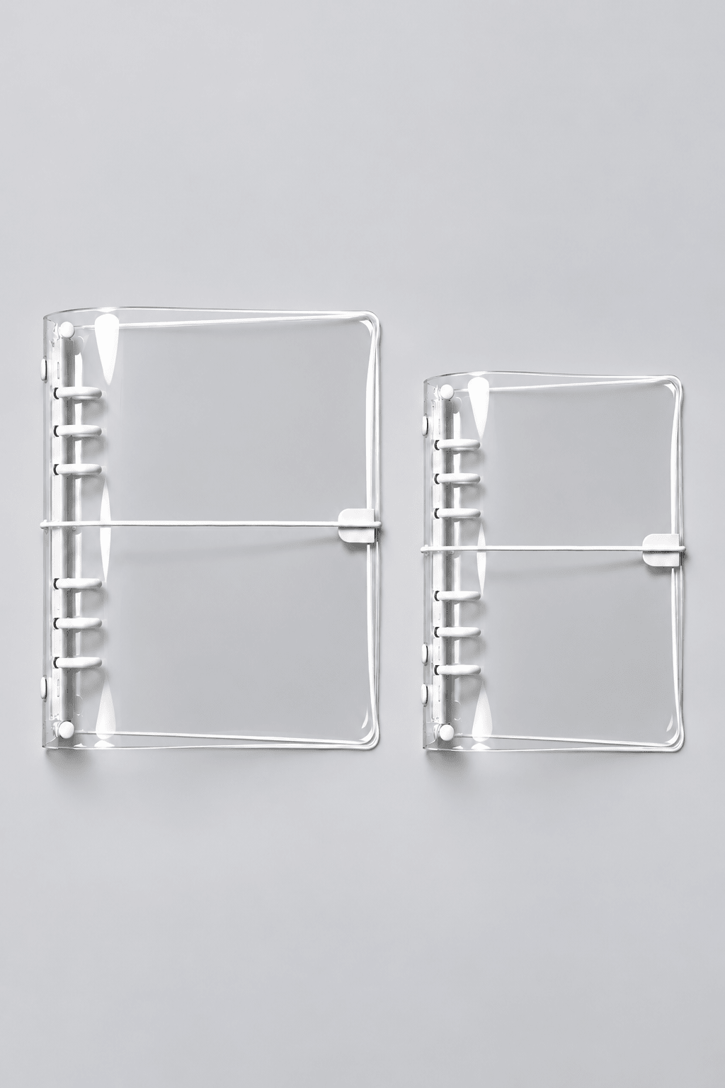 Transparent Vinyl PVC 6 Ring Binder Jelly Cover | A5, A6 - FORMA & FOLIO